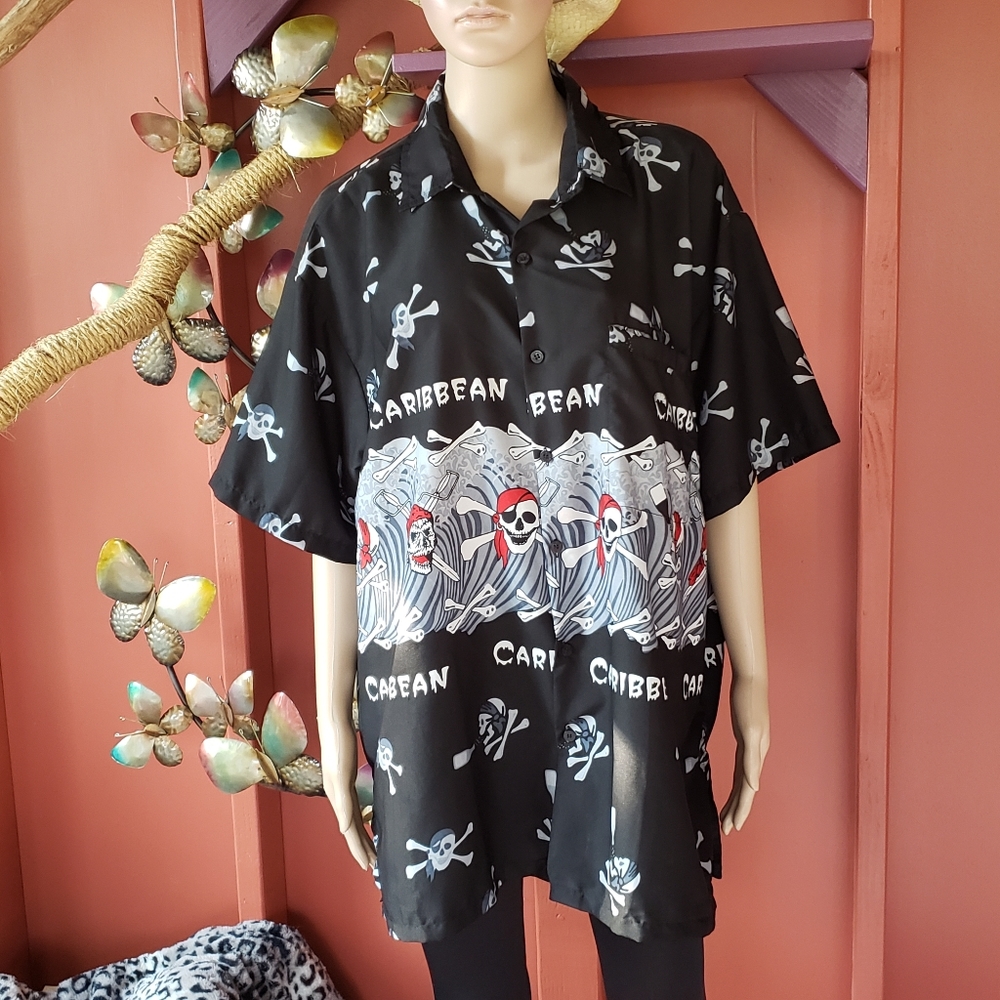 Mens Caribbean Buttonup size XL - Picture 2 of 7